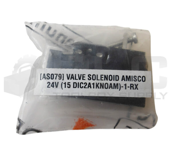SEALED NEW AMISCO AS079 SOLENOID VALVE 24VDC 2.5W 15 DIC2A1KN0AM-1-RX - Image 3