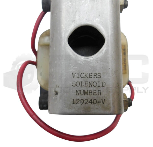 VICKERS 129240-V SOLENOID VALVE W/ 43B14-2 COIL 115V 60HZ - Image 6