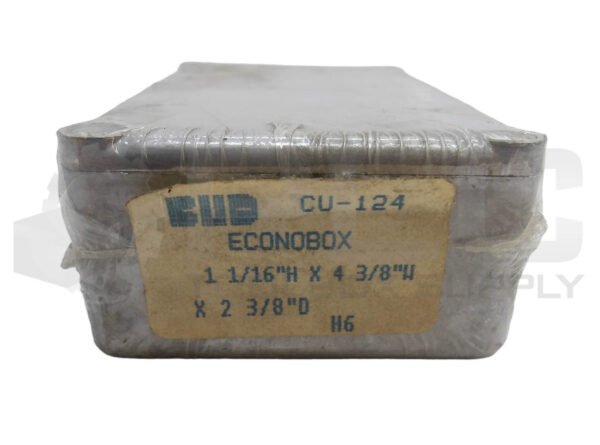 SEALED NEW BUD INDUSTRIES CU-124 ECONOBOX 1-1/16" H X 4-3/8" W X 2-3/8" D - Image 4