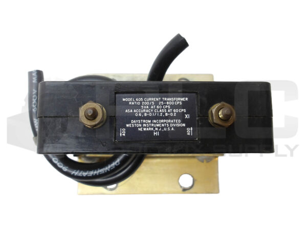 WESTON 605 CURRENT TRANSFORMER 200/5 25-800CPS - Image 2
