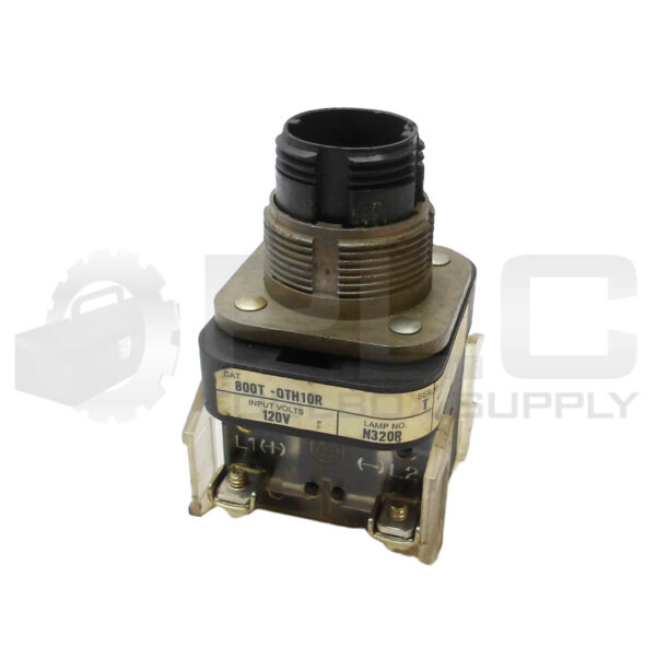 ALLEN  BRADLEY 800T-QTH10R /T PUSH BUTTON W/ 800T-XA /D CONTACT BLOCK *READ*