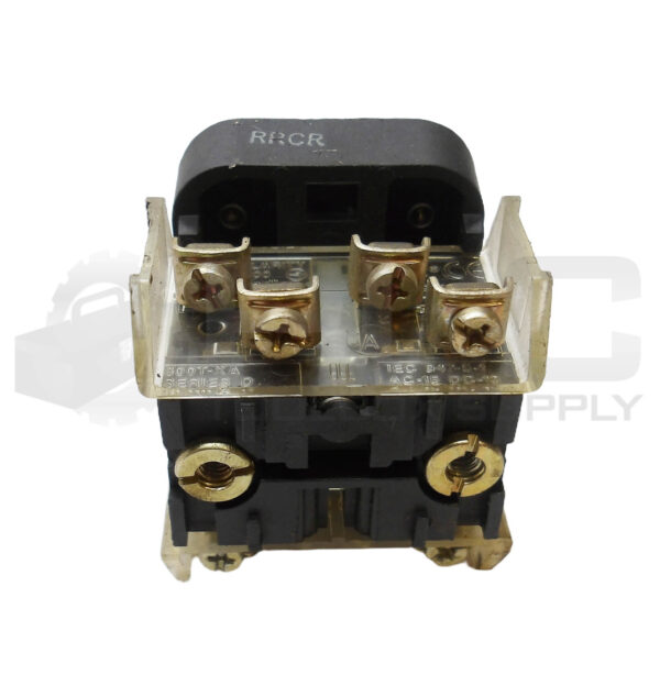 ALLEN  BRADLEY 800T-QTH10R /T PUSH BUTTON W/ 800T-XA /D CONTACT BLOCK *READ* - Image 3