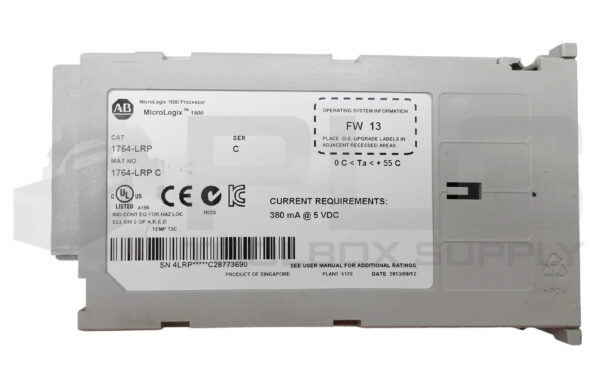 ALLEN BRADLEY 1764-LRP /C MICROLOGIX 1500 PROCESSOR *READ* - Image 3