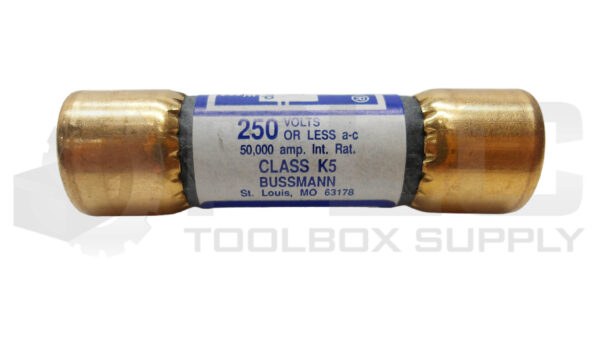 LOT OF 4 BUSSMANN NON-5 ONE TIME FUSE 5A 250V CLASS K5 - Image 4