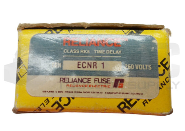 LOT OF 9 RELIANCE ECNR TIME DELAY DUEL ELEMENT CURRENT LIMITING FUSE1 250VAC 1A - Image 5