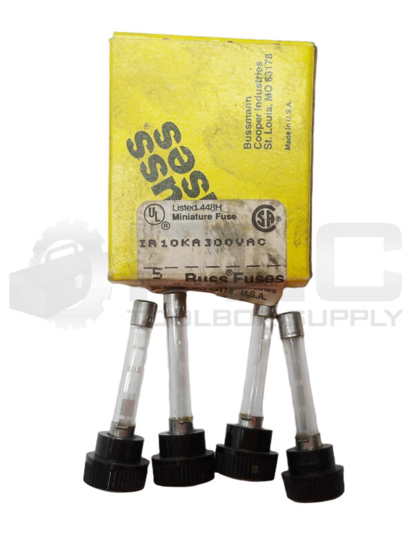 NEW LOT OF 4 BUSSMANN IR10KA300VAC  FUSE 300V