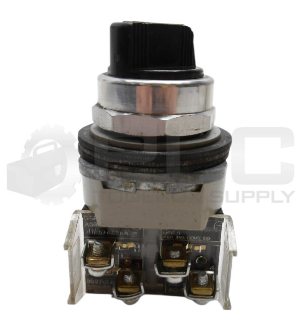 ALLEN  BRADLEY 800T-H2 /T SELECTOR SWITCH W/ (2)800T-XA /D CONTACT BLOCK - Image 5