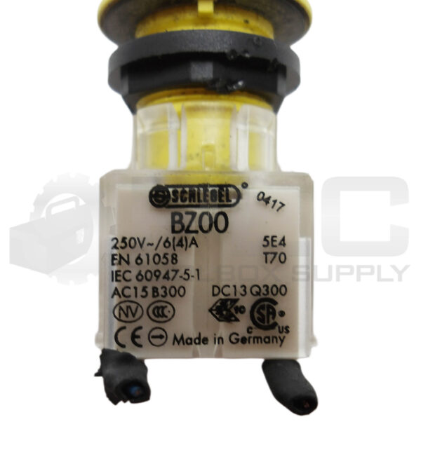 SCHLEGEL RKUV28 RED ROTATION SWITCH W/ BZOO CONTACT BLOCK - Image 5