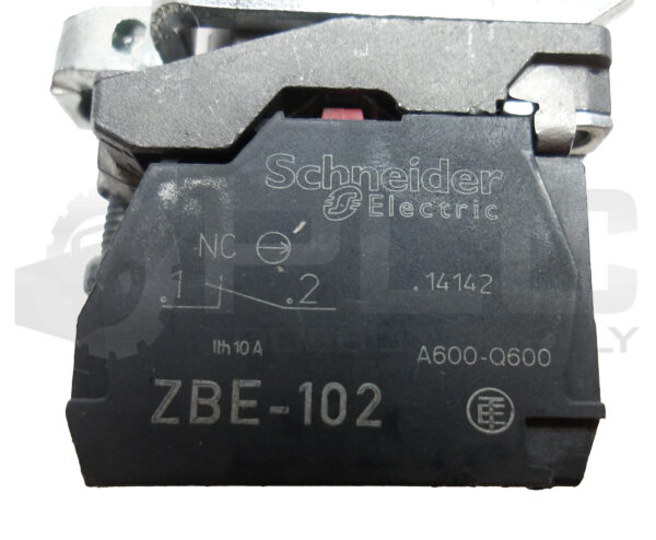 SCHNEIDER ELECTRIC ZBE-102 CONTACT BLOCK W/ RED PUSHBUTTON - Image 5