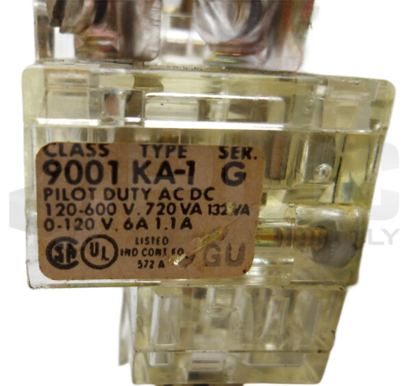 SCHNEIDER ELECTRIC 9001 KA-1 SQUARE D SELECTOR SWITCH W/ 9001 KA-3 CONTACT BLOCK - Image 5