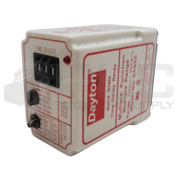 DAYTON 6A855 TIME DELAY RELAY *READ*