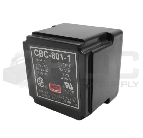 WARNER ELECTRIC CBC-801-1 CLUTCH/BRAKE POWER SUPPLY