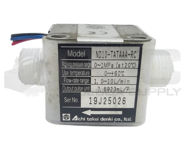 AICHI TOKEI DENKI ND10-TATAAA-RC FLOWMETER FLOW RATE SENSOR 0-1MPa