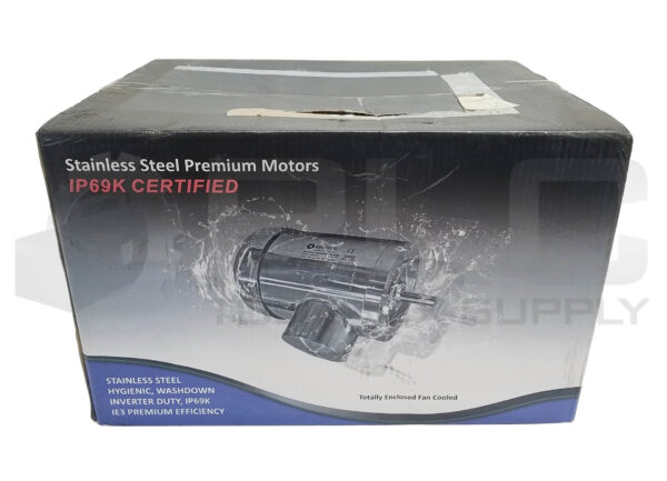 SEALED NEW KELTECH SSM0145C STAINLESS STEEL MOTOR 1HP 3PH 1760RPM FR: 56C