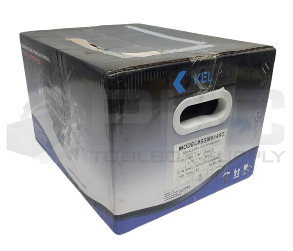 SEALED NEW KELTECH SSM0145C STAINLESS STEEL MOTOR 1HP 3PH 1760RPM FR: 56C - Image 2