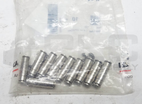 SEALED NEW BAG OF 10 CAMOZZI 6580 53-00 UNION PUSH-IN 5/32" OD - Image 2