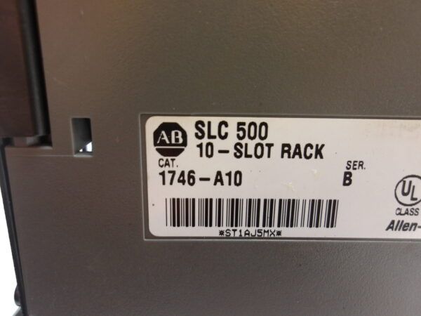 ALLEN BRADLEY 1746-A10 /B MODULE W/ 1746-P2 /C 10-SLOT RACK - Image 6