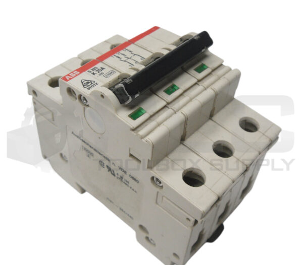 ABB S283-K25A CIRCUIT BREAKER 3 POLE 6A 254/440VAC