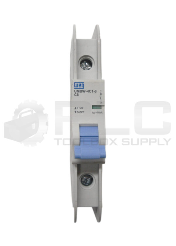 WEG UMBW-4C1-6 CIRCUIT BREAKER 1 POLE 6A 277VAC - Image 2