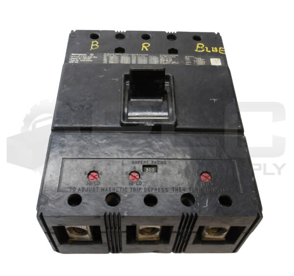 WESTINGHOUSE LA3400F CIRCUIT BREAKER 3P 400A 600VAC 455D788G06
