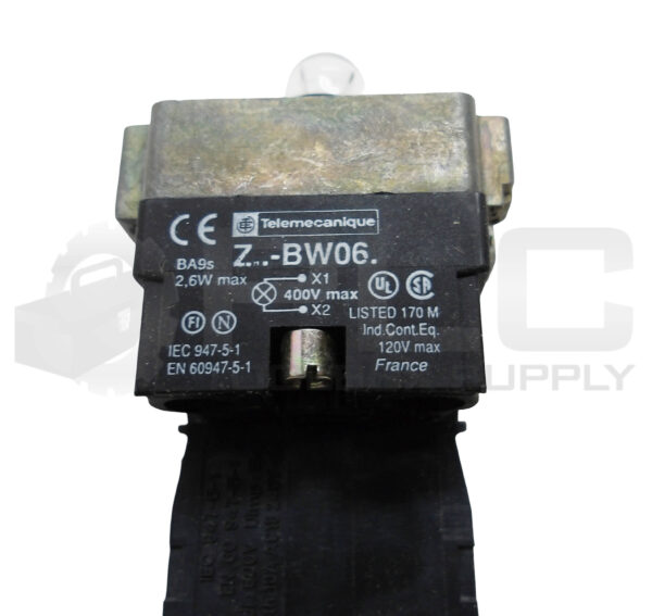 NEW TELEMECANIQUE ZB2BW061-24V LIGHT MODULE W/ Z..-BW06 W/ Z..-BW06 19806 - Image 4