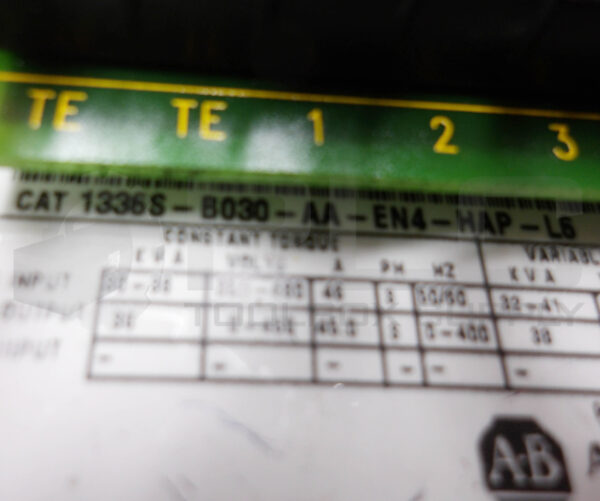 ALLEN BRADLEY 1336S-B030-AA-EN4-HAP-L6 SENSORLESS VECTOR DRIVE *READ* - Image 6