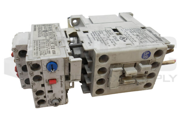 ALLEN BRADLEY 100-C12*10 /A AUXILIARY CONTACTOR W/ 193-EA1FB /B