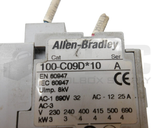 ALLEN BRADLEY 100-C09D*10 /A CONTACTOR W/ 193-ES2AB /B OVERLOAD RELAY - Image 8
