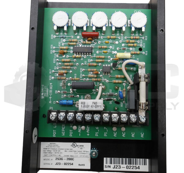 NEW DART CONTROLS 253G-200C DC DRIVE SPEED CONTROL - Image 3