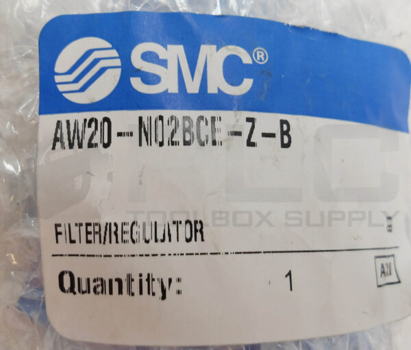 NEW SEALED SMC AW20-N02CE-Z-B FILTER REGULATOR W/ AW23P-270AS BRACKET - Image 3