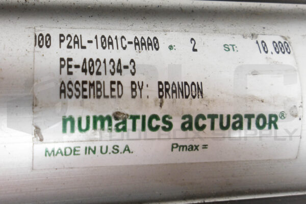 NUMATICS P2AL-10A1C-AAA0 PNEUMATIC CYLINDER - Image 4