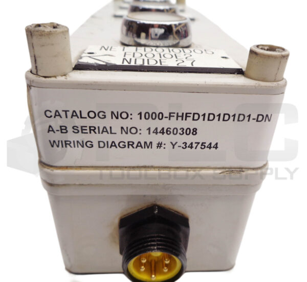 ALLEN BRADLEY 1000-FHFD1D1D1D1-DN DNET 4 PUSH BUTTON PENDANT BOX 598-4PB22G /B - Image 7