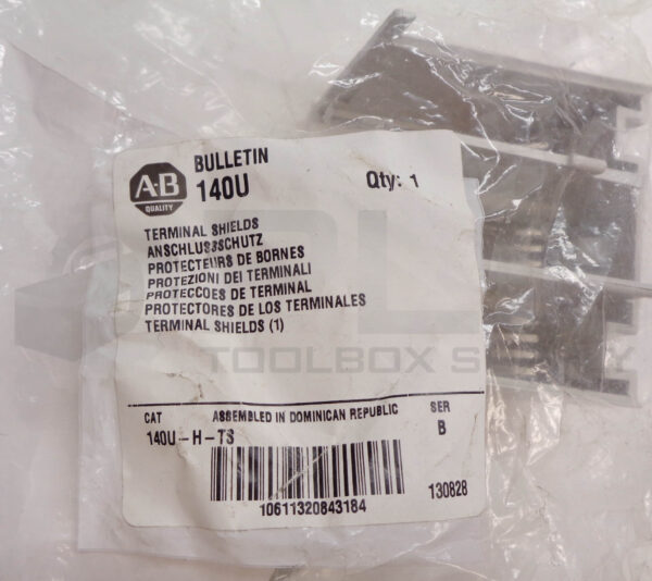 SEALED NEW ALLEN BRADLEY 140U-H-TS /B TERMINAL SHIELDS - Image 3