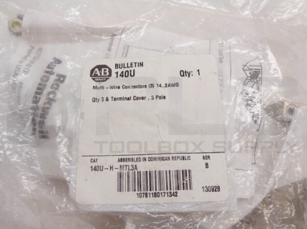 SEALED NEW ALLEN BRADLEY 140U-H-MTL3A /B CIRCUIT-BREAKER ACCESSORY KIT - Image 3