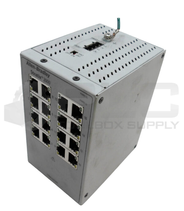 ALLEN BRADLEY 1783-US16T /B ETHERNET UNMANAGED SWITCH 24V 8W