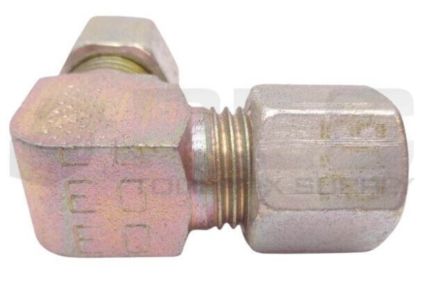 LOT OF 12 NEW EO/PARKER HYDRAULIC 90° FITTING 5/16"ID, 5/16"ID, 8-L NUT - Image 8