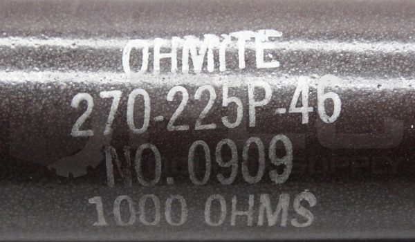 LOT OF 2 NEW OHMITE 270-225P-46 RESISTOR 500 OHMS 0907 - Image 5