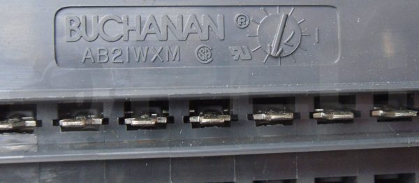 LOT OF 7 BUCHANAN 1771-WH WIRING TERMINAL - Image 6