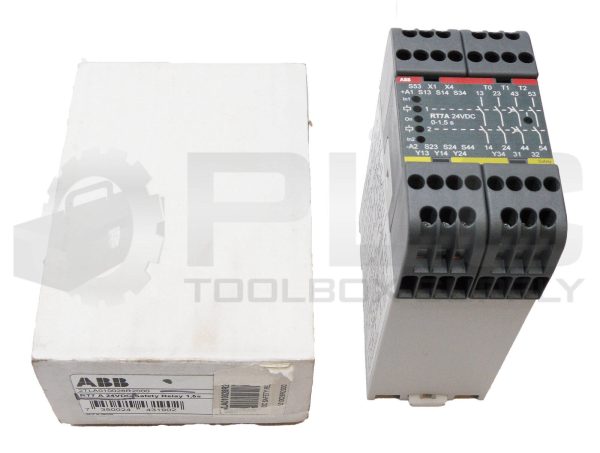 NEW ABB 2TLA010028R2000 SAFETY RELAY 24VDC RT7A