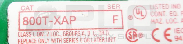 NEW ALLEN BRADLEY 800T-PB16 / T PILOT LIGHT W/ 40171-002-01 W/ 800T-XAP **READ** - Image 6