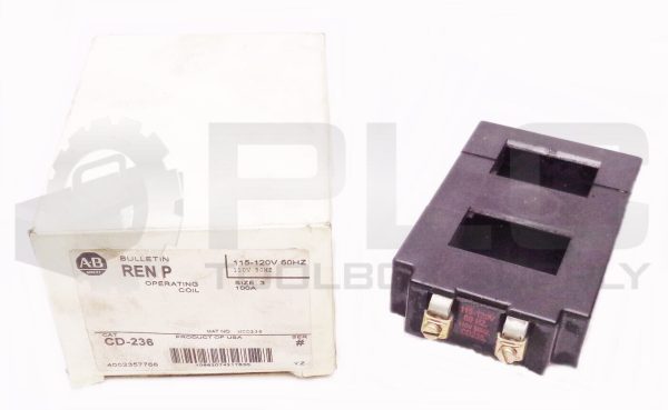 NEW ALLEN BRADLEY CD236 OPERATING COIL 115-120V 110V 50/60HZ CD-236