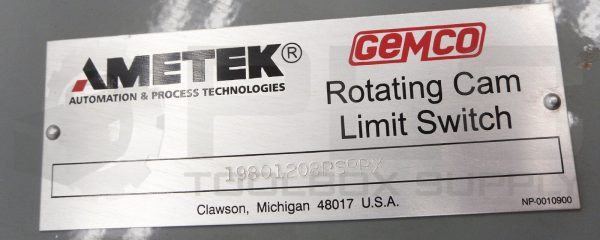 NEW AMETEK 19801208RSPRX ROTATING CAM LIMIT SWITCH - Image 6