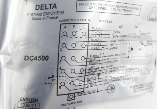 NEW DELTA DC4500 SCANNING HOT METAL DETECTOR DC4510-LL 115VAC - Image 8