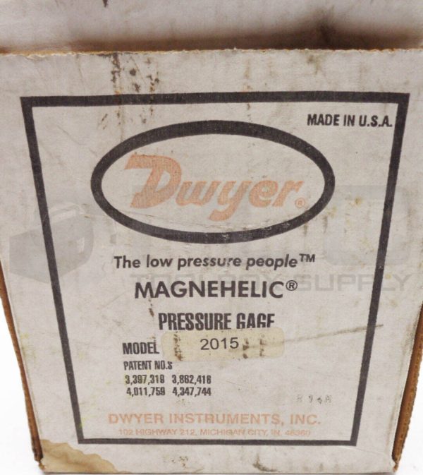 NEW DWYER 2015 MAGNEHELIC PRESSURE GAGE 0-15 INCHES OF WATER - Image 5