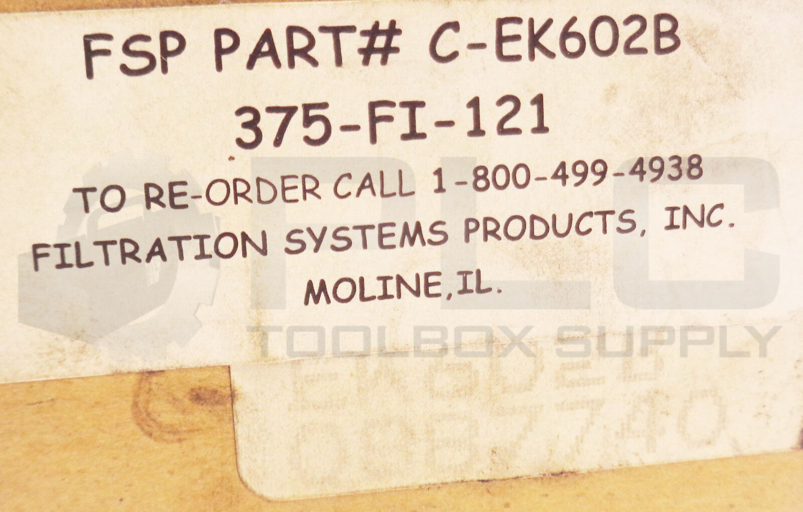 NEW FILTRATION SYSTEMS PRODUCTS C-EK602B FILTER ELEMENT KIT - Image 5