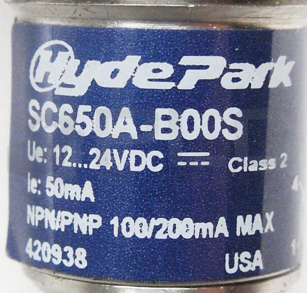 NEW HYDE PARK SC650A-B00S ULTRASONIC PROXIMITY SENSOR 12-24VDC - Image 5