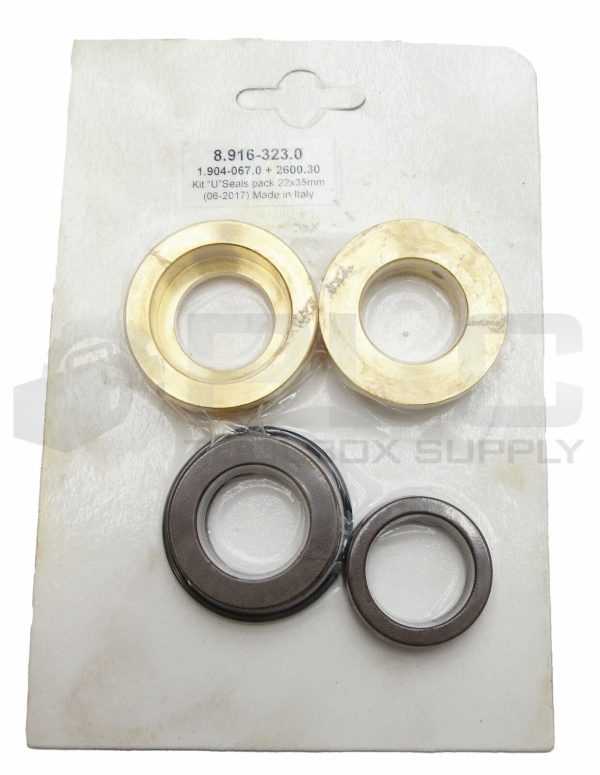 NEW LANDA U-SEAL 8.916-323.0 KIT U-SEAL PACK 22x35MM 1.904-067.0+2600.30