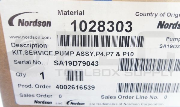 NEW NORDSON 1028303 ADHESIVE GLUE PUMP ASSEMBLY - Image 9