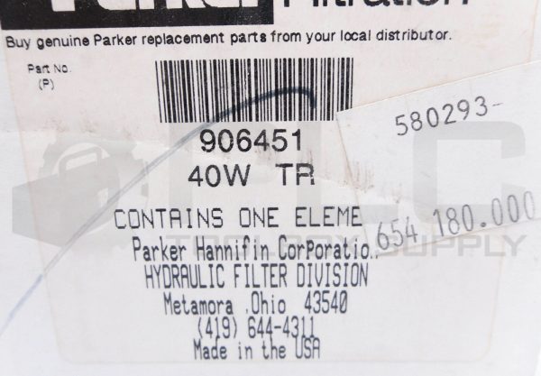 NEW PARKER 906451 HYDRAULIC FILTER - Image 5