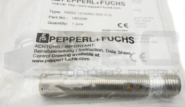 NEW PEPPERL + FUCHS NBB2-12GM60-WS-V12 PROXIMITY SENSOR, 085296 - Image 3